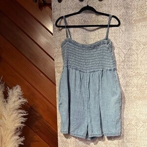 Pilcro Light Blue Denim Jumpsuit